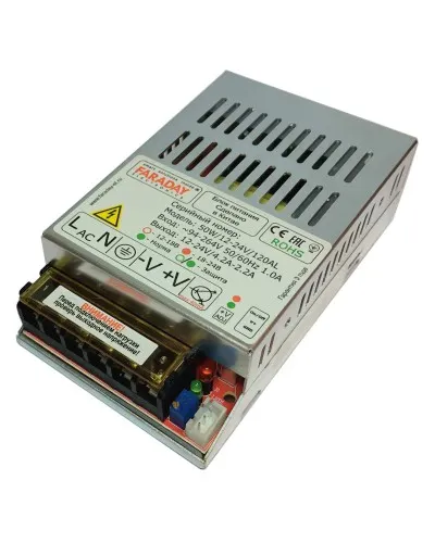 50W/12-24V/120AL. Импульсный блок питания. FARADAY в Ярославле