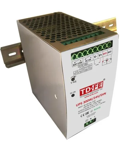 UPS 300W/24V/DIN. Источник вторичного электропитания резервированный. FARADAY в Ярославле