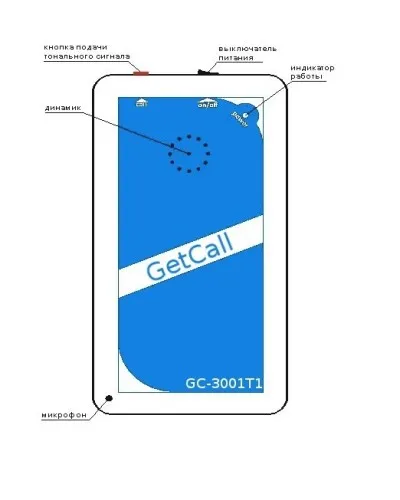 GC-3001T1. Переговорное устройство ремонтной связи. GETCALL в Ярославле