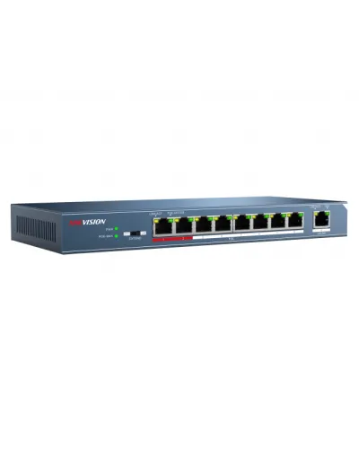 DS-3E0109P-E/M(B). Коммутатор с питанием POE. Hikvision в Ярославле