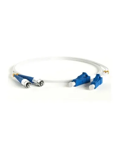 FC-D2-9A1-FC/UR-LC/UR-H-1M-LSZH-WH. Патч-корд волоконно-оптический FC-LC. Hyperline в Ярославле