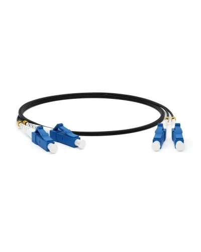 FC-D2-9-LC/UR-LC/UR-H-25M-LSZH-BK. Патч-корд волоконно-оптический одномодовый. Hyperline в Ярославле