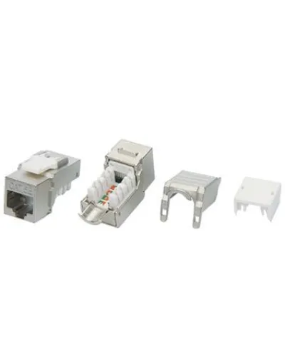 KJ9-8P8C-C6A-90-SH-F. Вставка Keystone Jack RJ-45. Hyperline в Ярославле