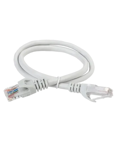 GENERICA Патч-корд кат.5E UTP 10м серый (PC01-C5EU-10M-G). Патч-корд медный. IEK в Ярославле