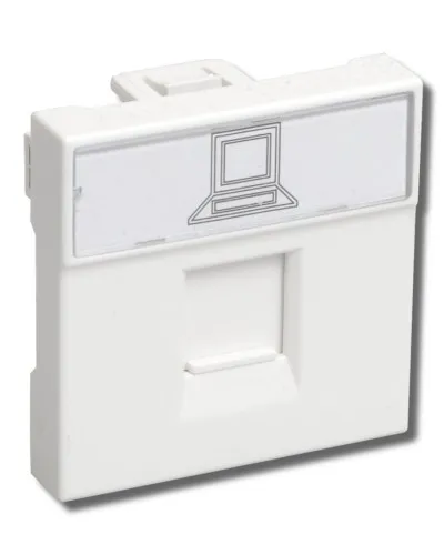 РКИ-20-00-П RJ-45 UTP белая (CKK-40D-RI2-K01). Розетка информационная 2 модуля ПРАЙМЕР. IEK в Ярославле