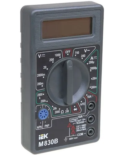 Мультиметр цифровой Universal M830B (TMD-2B-830). Мультиметр цифровой. IEK в Ярославле