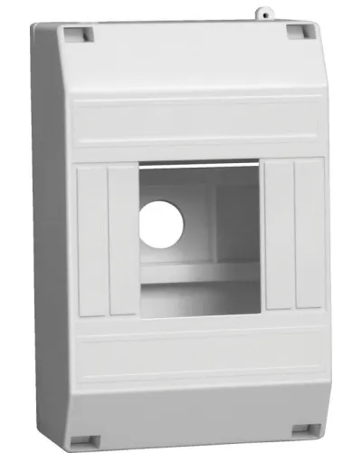 Корпус пластиковый КМПн 1/4 IP20 белый (MKP31-N-04-30-135). Щиток модульный без дверцы, настенный. IEK в Ярославле