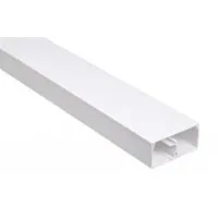 Короб 40/2х16 ЭЛЕКОР (CKK10-040-016-2-K01). Кабель-канал с перегородкой с двойным замком. IEK