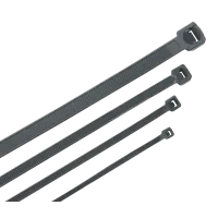 HKB-W48-L200 (100 шт). Хомут кабельный ХКн 4,8х200мм нейлон черный. ITK