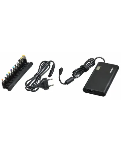 Блок питания Ippon SD90U автоматический 90W 15V-19.5V 11-connectors 4.5A 1xUSB 2.1A, LCD индикатор (705053). Блок питания. Ippon в Ярославле