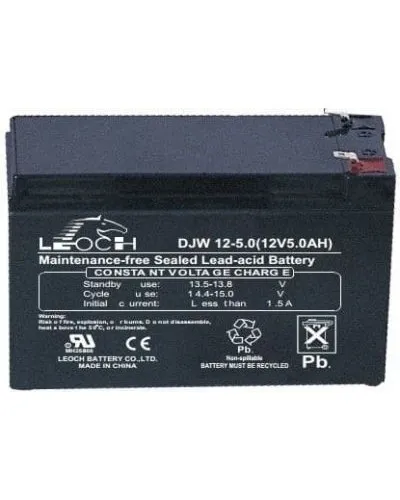 LEOCH DJW 12-5,0. Аккумулятор герметичный свинцово-кислотный. LEOCH в Ярославле