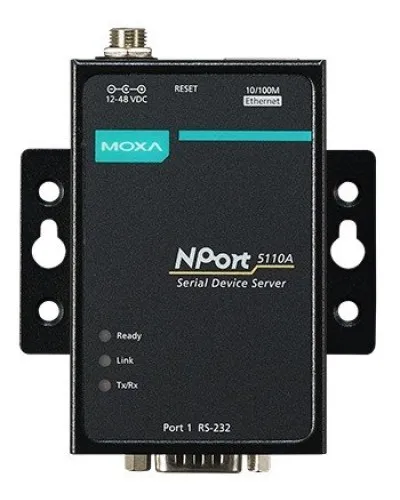 NPort 5110A. 1-портовый асинхронный сервер. MOXA в Ярославле