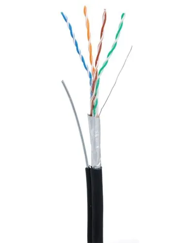 F/UTP 4pair, Cat5e, Out, Sw (EC-UF004-5E-PE-SW-BK). Кабель «витая пара» (LAN) для структурированных систем связи. NETLAN в Ярославле