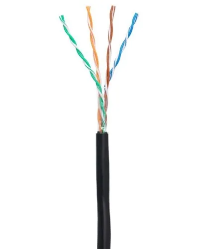 U/UTP 4pair, Cat5е, Out, PE (EC-UU004-5E-PE-BK). Кабель «витая пара» (LAN) для структурированных систем связи. NETLAN в Ярославле