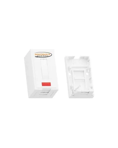 NMC-MB1P-ST-WT. Корпус настенной розетки. NIKOMAX в Ярославле