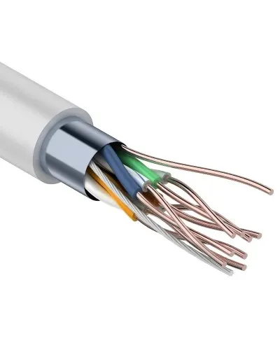 F/UTP Light, CAT 5, PVC, 4PR, 26AWG, INDOOR, SOLID, серый, 305м, PROconnect (01-0148). Кабель «витая пара» (LAN) для структурированных систем связи. PROCONNECT в Ярославле