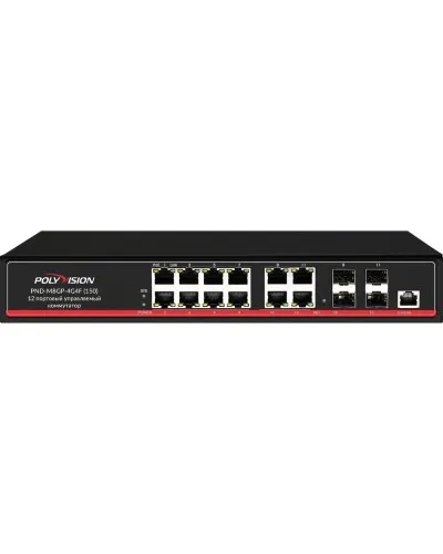 PND-M8GP-4G4F(150). Коммутатор управляемый оптический 12 портовый. Polyvision в Ярославле