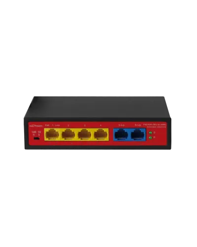 PND-04P-2M Lite (48W). Коммутатор неуправляемый 6-портовый с функцией PoE. Polyvision в Ярославле