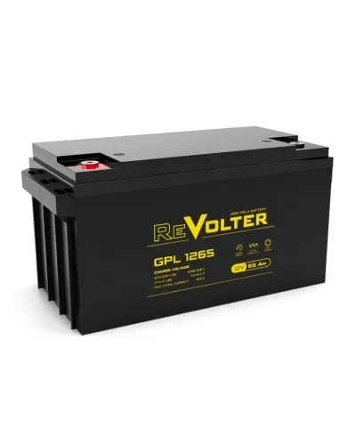 Revolter GPL 1265. Аккумулятор автомобильный герметичный свинцово-кислотный. Revolter в Ярославле