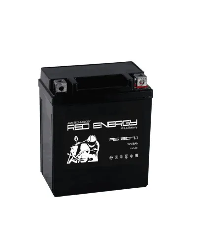 Red Energy RS 1207.1. Аккумулятор герметичный свинцово-кислотный стартерный. Red Energy в Ярославле