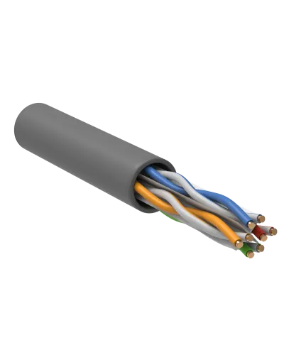 U/UTP, CAT 6, ZH нг(А)-HF, 4PR, 23AWG, INDOOR, SOLID, серый, 305 м, REXANT (01-0067). Кабель «витая пара» (LAN) для структурированных систем связи. Rexant в Ярославле