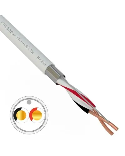 КПСВЭВнг(А)-LSLTx 1х2х0,75 REXANT (01-4871-1). Кабель для систем передачи данных пониженной пожароопасности c низким дымо- и газовыделением, с низкой токсичностью продуктов горения. Rexant в Ярославле
