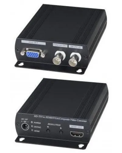 AD001HD4. Преобразователь-разветвитель AHD/HDCVI/HDTVI в HDMI/VGA/CVBS. SC&T в Ярославле