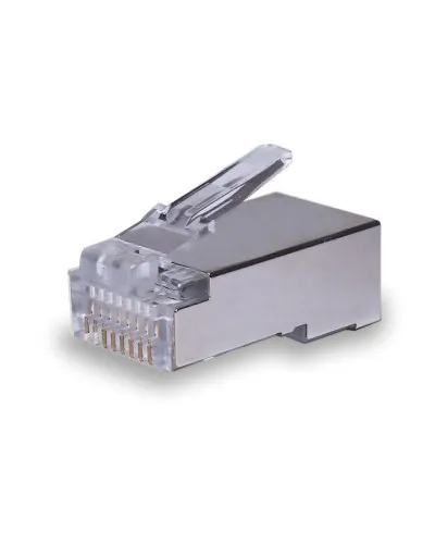 Коннекторы 8P8C FTP Cat.5e (RJ-45) 2pb (100шт) (10-0234). Разъем RJ-45. SUPRLAN в Ярославле