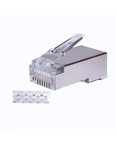 Коннекторы 8P8C FTP Cat.6 3U (RJ-45) (100шт) (10-0202). Разъем RJ-45. SUPRLAN в Ярославле