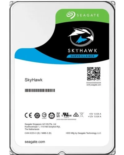 HDD 10000 GB (10 TB) SATA-III SkyhawkAI (ST10000VE001). Жесткий диск (HDD) для видеонаблюдения. Seagate в Ярославле