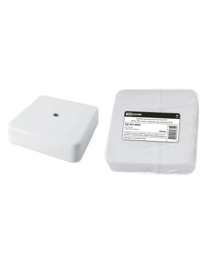 Коробка КР 75х75х20 ОП белая, IP40, с клеммной колодкой (SQ1401-0904). Распаячная коробка. TDM ЕLECTRIC в Ярославле