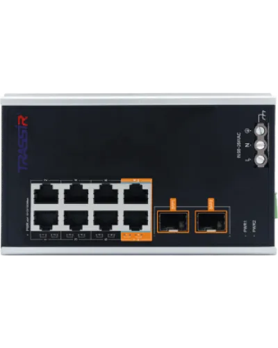 TR-NS15102S-130-8POE. Коммутатор с PoE. Trassir в Ярославле