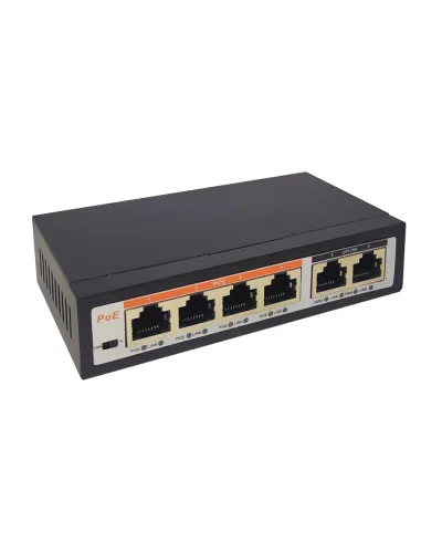 TI-204P, SIP коммутатор. Коммутатор с питанием по PoE. True-IP в Ярославле