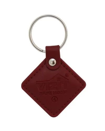 VIZIT-RF2.2 (Red). Брелок proximity кожаный. VIZIT в Ярославле