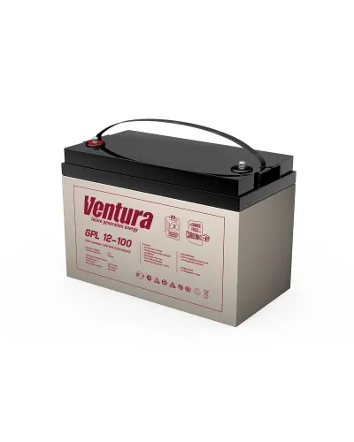 Ventura GPL 12-100. Аккумулятор герметичный свинцово-кислотный. Ventura в Ярославле