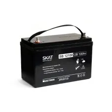 SKAT SB 12100 (2542). Аккумулятор герметичный свинцово-кислотный. Бастион