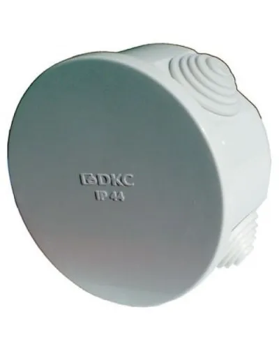 Коробка ответвительная с кабельными вводами IP44, 80х40 (53600). Коробка ответвительная. ДКС в Ярославле