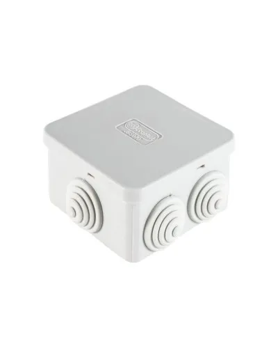 Коробка JBS070 70х70х40, 6 вых., IP44, серая (44056). Коробка монтажная. Экопласт в Ярославле
