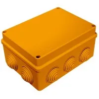 Коробка JBS150 150х110х70, 10 вых., 4P (1,5…6мм²) (43129HF). Коробка монтажная, огнестойкая, без галогена. Экопласт