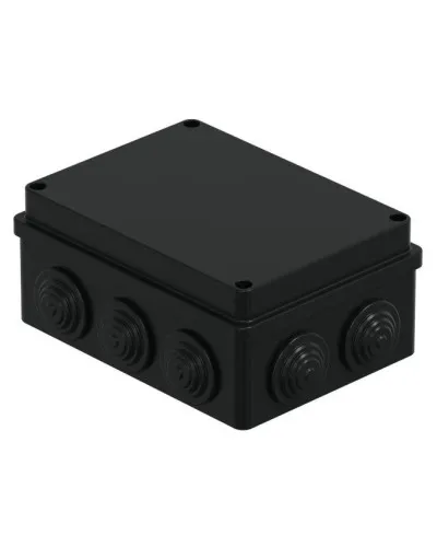 Коробка JBS150 150х110х70, 10 вых., IP55, черная (44009BL-1). Коробка монтажная. Экопласт в Ярославле