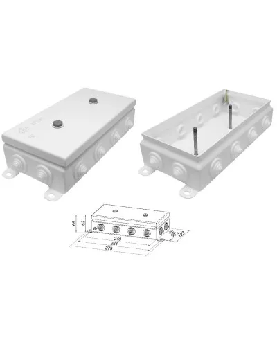 КМ IP55-1224. Коробка монтажная электротехническая. Гефест в Ярославле