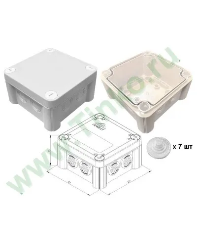 КМ-1212(П)-IP55. Коробка монтажная. Гефест в Ярославле