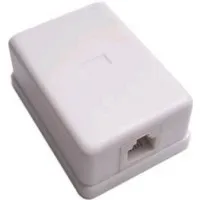 RJ-11-1 розетка, 1 выход (6Р4С): Розетка