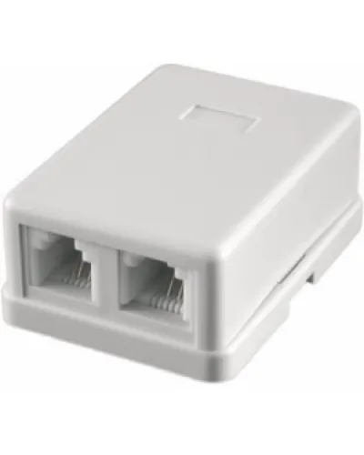 STK-RJ-45(8P8C), CAT.6, 2 выхода, Dual IDC компьютерная розетка: Розетка компьютерная 2 выхода в Ярославле