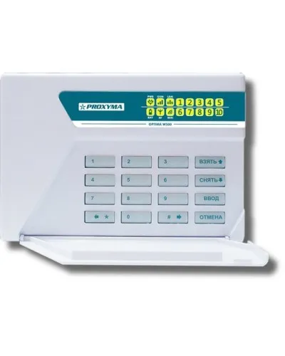W500BL Optima. Объектовый прибор с встроенными GSM, РПП БРИЗ и Ладога-РК и проводными шлейфами. Проксима в Ярославле