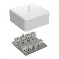 Коробка огнестойкая 103х103х45 (латунь) (40-0470-FR2.5-16-Е60). Коробка огнестойкая для открытой установки. Промрукав