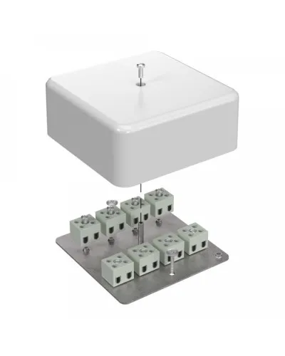 Коробка огнестойкая 103х103х45 (латунь) (40-0470-FR2.5-16-Е60). Коробка огнестойкая для открытой установки. Промрукав в Ярославле