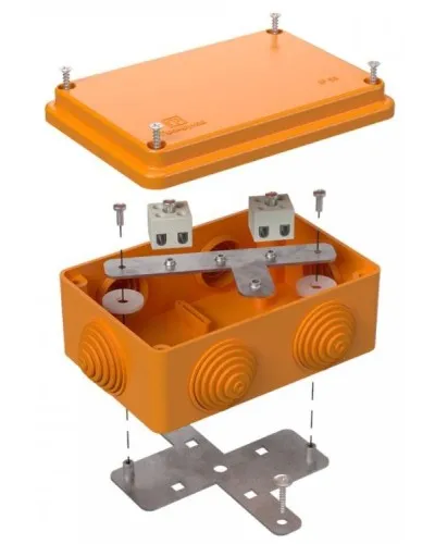 Коробка огнестойкая 120х80х50 (40-0340-FR6.0-4). Коробка огнестойкая для открытой установки. Промрукав в Ярославле