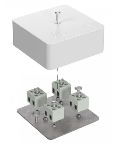 Коробка огнестойкая 75х75х30 (40-0450-FR2.5-8). Коробка огнестойкая для открытой установки. Промрукав в Ярославле