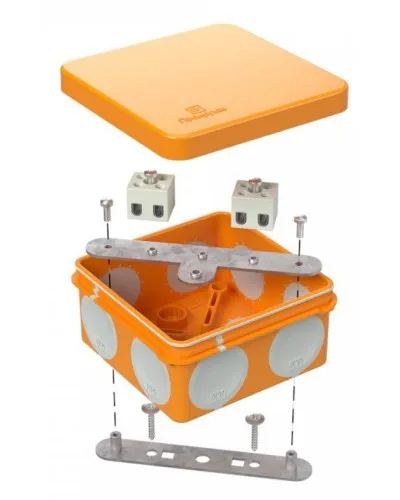 Коробка огнестойкая 80х80х40 (60-0210-FR2.5-6). Коробка огнестойкая для открытой установки. Промрукав в Ярославле